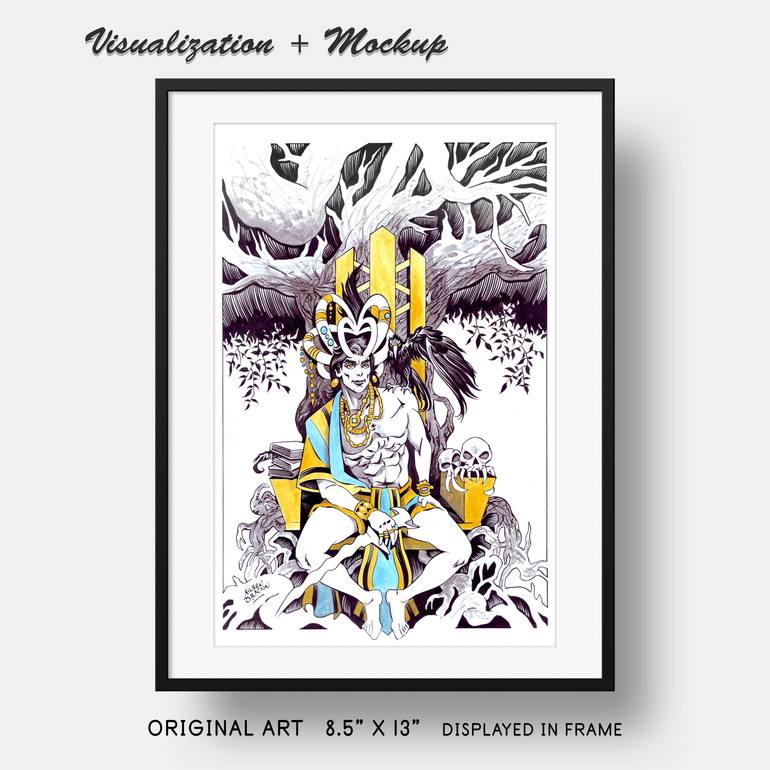 Original Figurative Fantasy Painting by Aileen Oracion