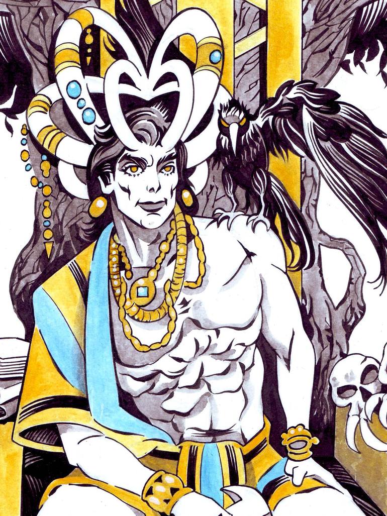 Original Figurative Fantasy Painting by Aileen Oracion