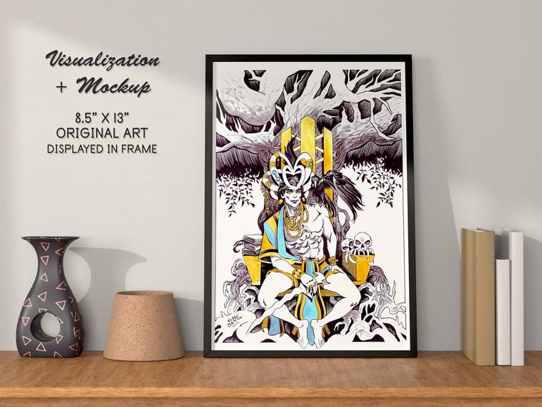 Original Figurative Fantasy Painting by Aileen Oracion