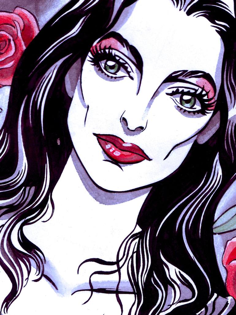 Original Figurative Fantasy Painting by Aileen Oracion