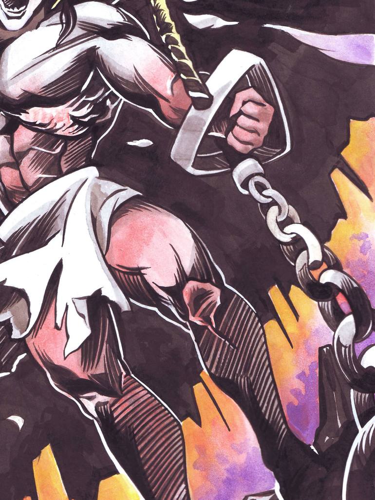 Original Figurative Fantasy Painting by Aileen Oracion