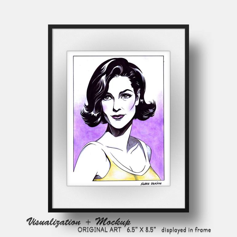 Original Illustration People Painting by Aileen Oracion