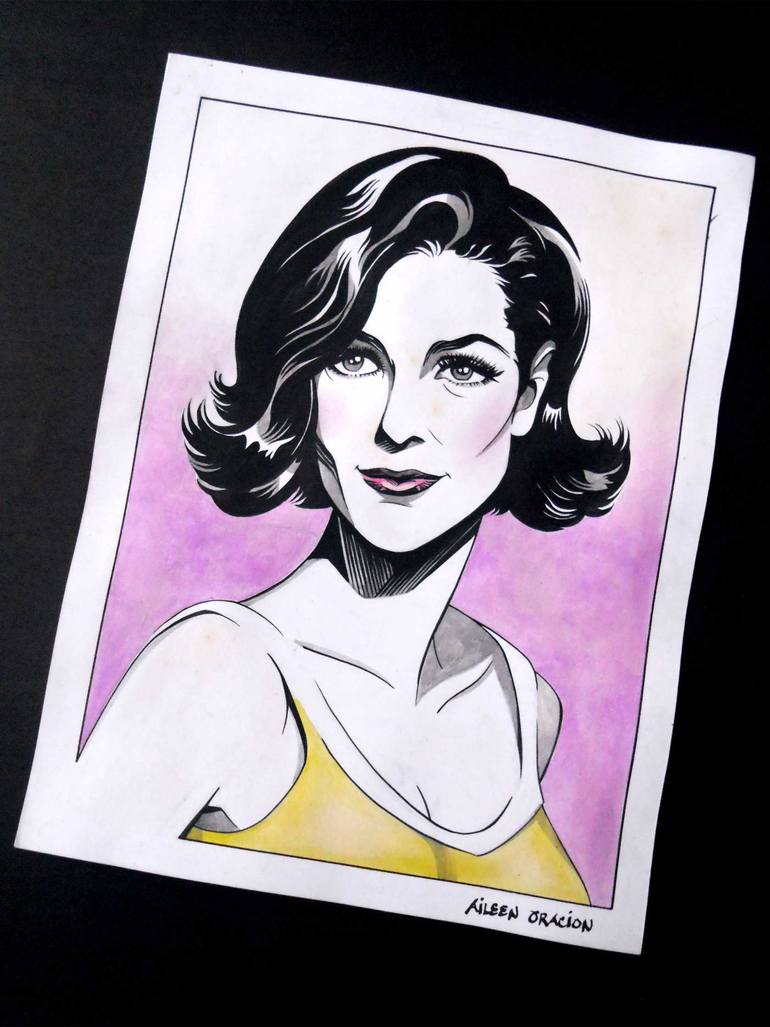 Original Illustration People Painting by Aileen Oracion