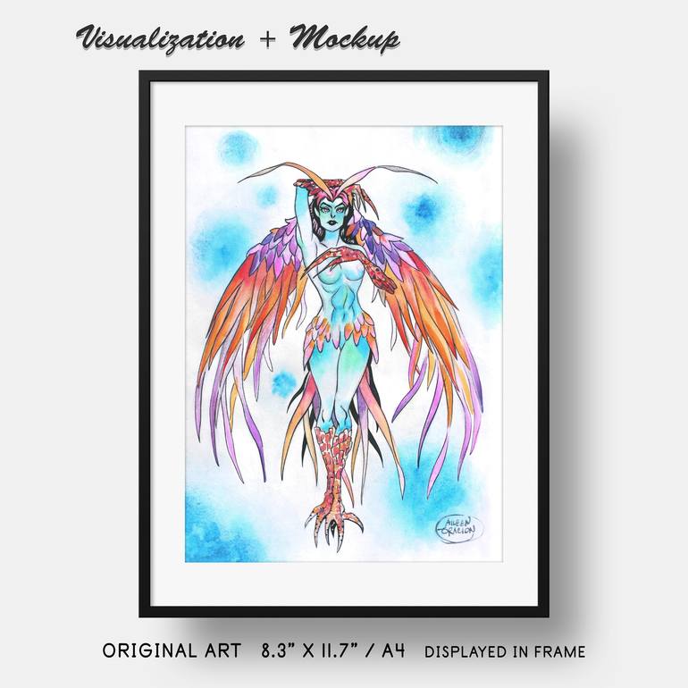 Original Conceptual Fantasy Painting by Aileen Oracion