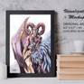 Framed Fantasy Art Mockup