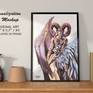 Framed Fantasy Art Mockup