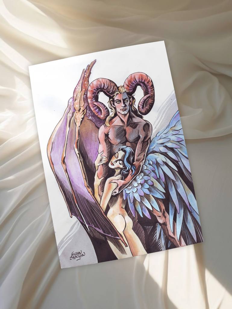 Original Contemporary Fantasy Painting by Aileen Oracion