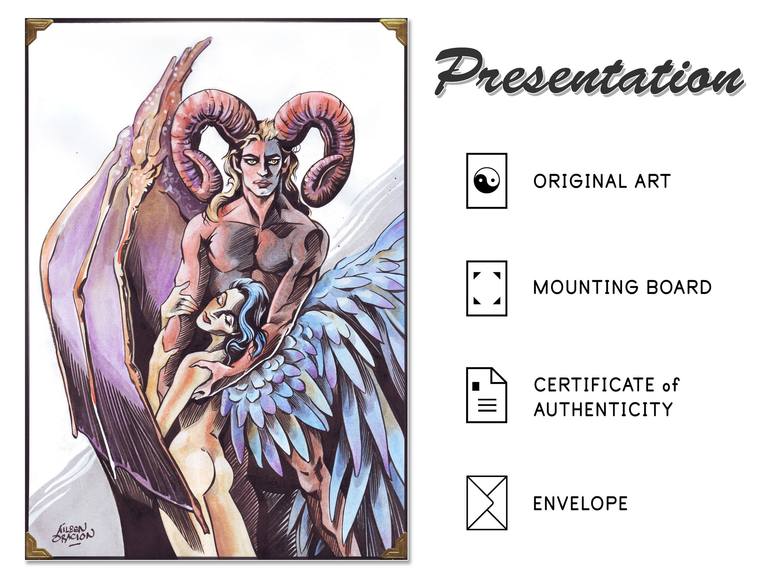 Original Contemporary Fantasy Painting by Aileen Oracion