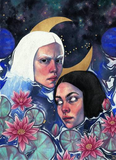 Original Women Paintings by Roselin Estephanía