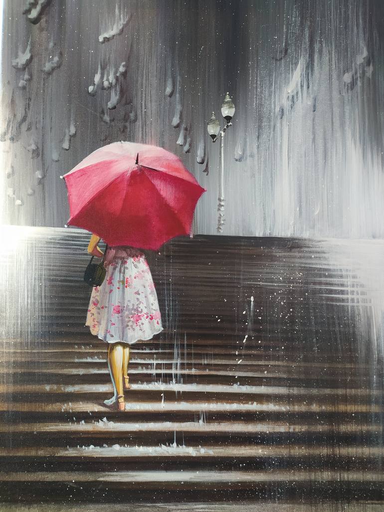 Rainy Day Painting by Yeghiazar Gaboyan | Saatchi Art