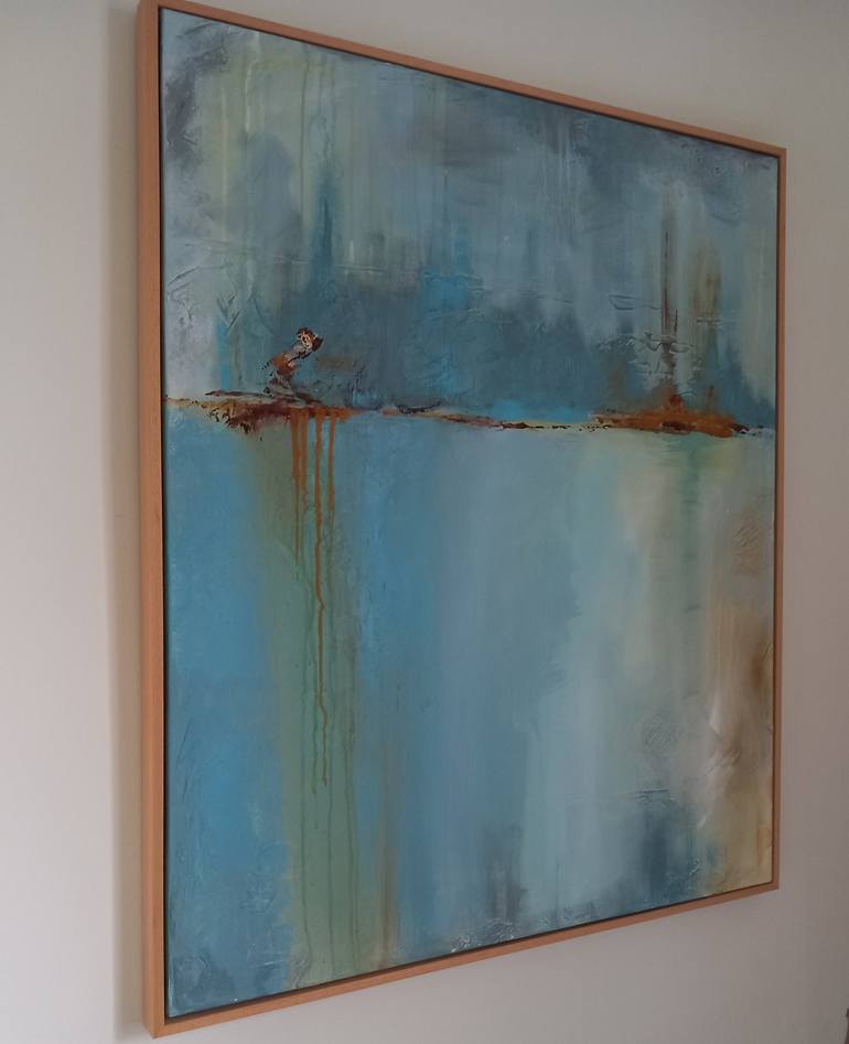 Original Abstract Expressionism Abstract Painting by Sarah Horsfall