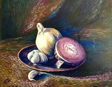 Original Impressionism Food & Drink Paintings by Light Lana Reiber