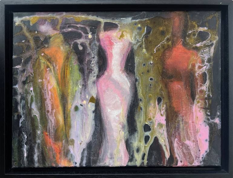 Original Abstract Expressionism Abstract Painting by Irene Kovalevskaya