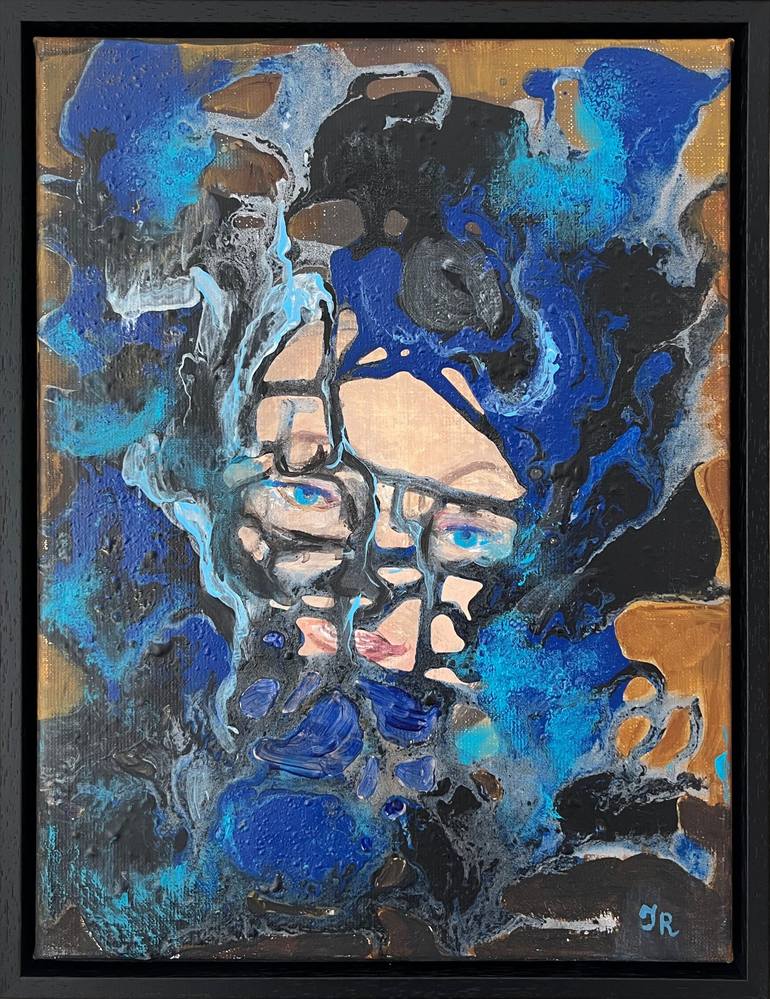 Original Abstract Expressionism Women Painting by Irene Kovalevskaya