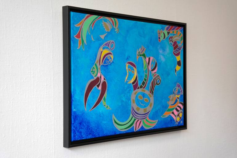 Original Abstract Expressionism Abstract Painting by Jasper Bos