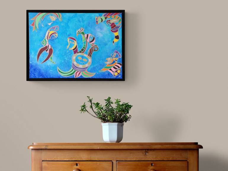 Original Abstract Expressionism Abstract Painting by Jasper Bos