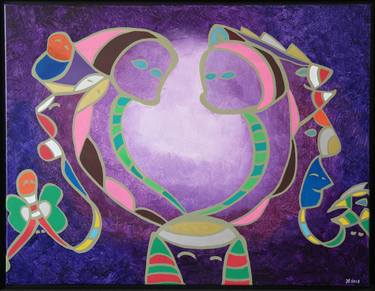 Saatchi Art Artist Jasper Bos; Paintings, “Purple balance” #art