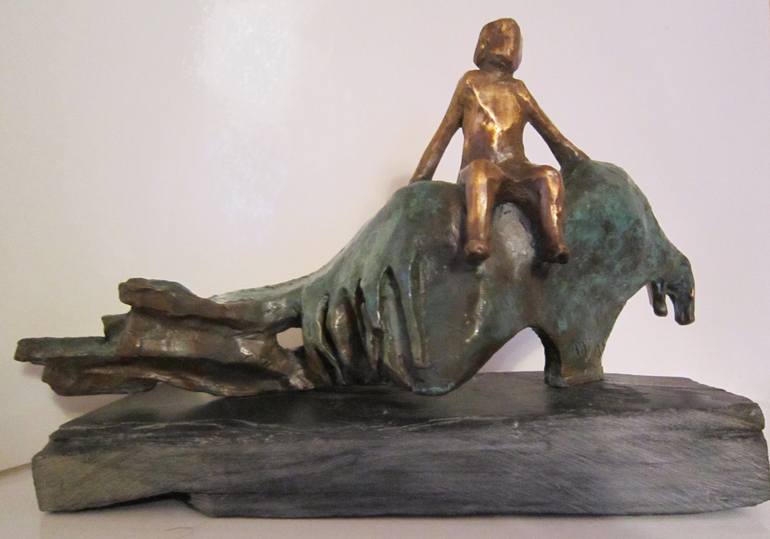 Original Children Sculpture by Bozena Happach