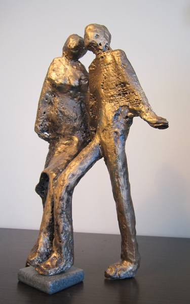 Original Expressionism Love Sculpture by Bozena Happach