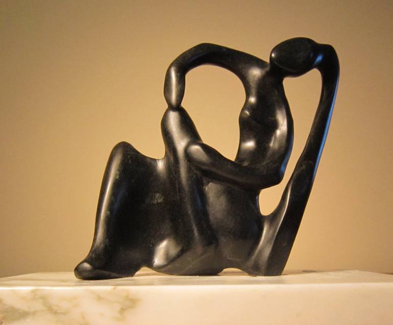 Original Abstract Expressionism Women Sculpture by Bozena Happach