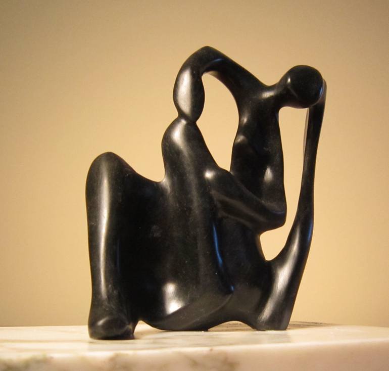 Original Abstract Expressionism Women Sculpture by Bozena Happach