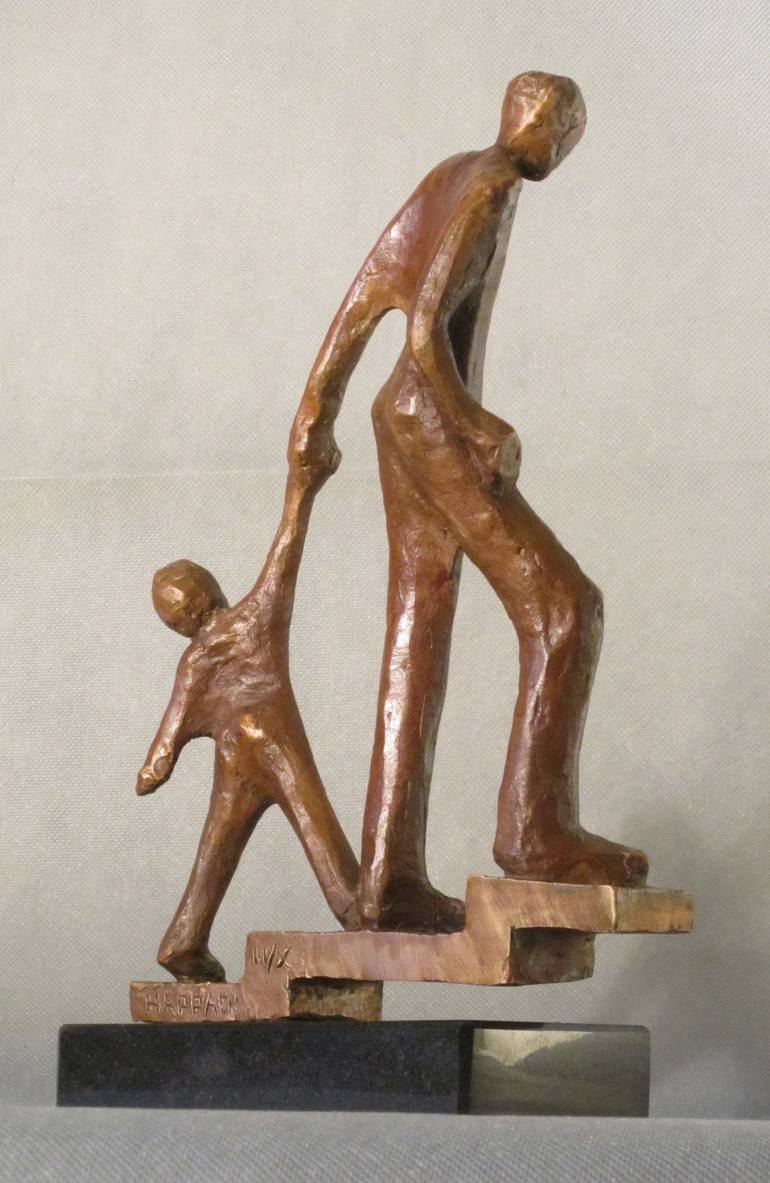 Original Expressionism Family Sculpture by Bozena Happach