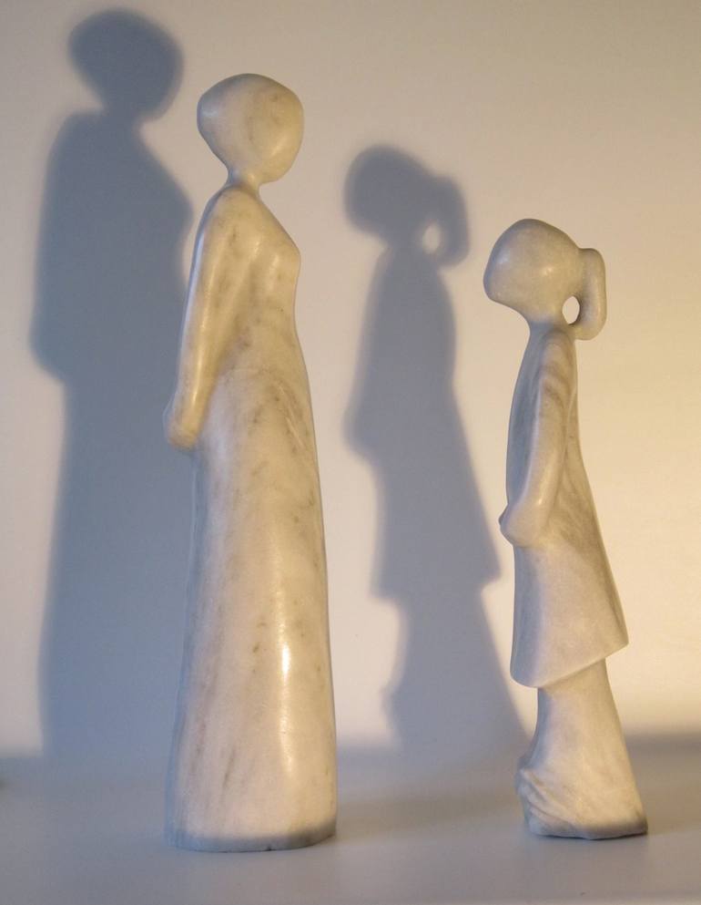 Original Expressionism Family Sculpture by Bozena Happach