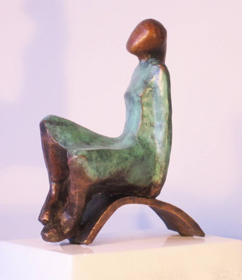 Original Expressionism Women Sculpture by Bozena Happach