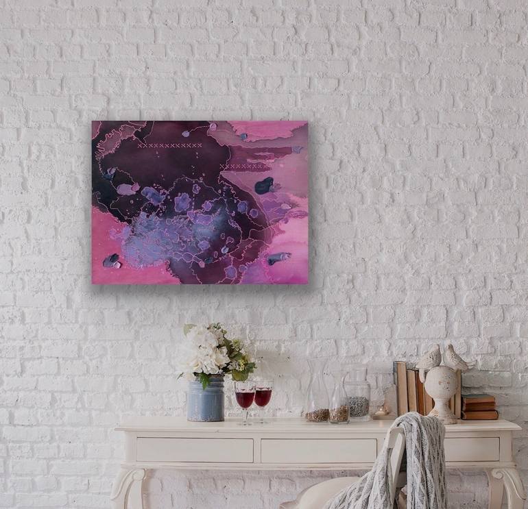 Original Abstract Painting by Sande Waters