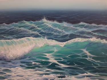 Original Seascape Paintings by valentyna hermashova