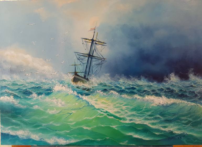 storm at sea