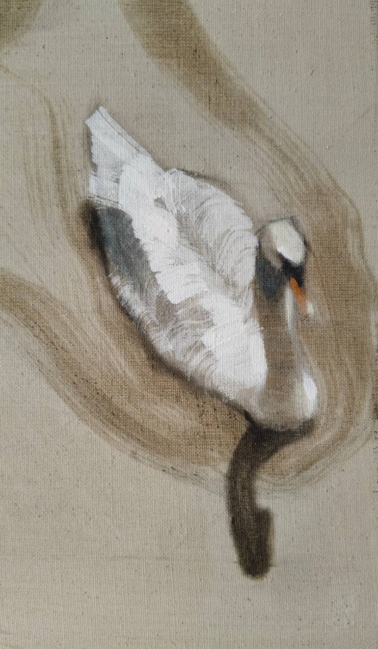 Original Artificial Intelligence Time Painting by Silja Selonen