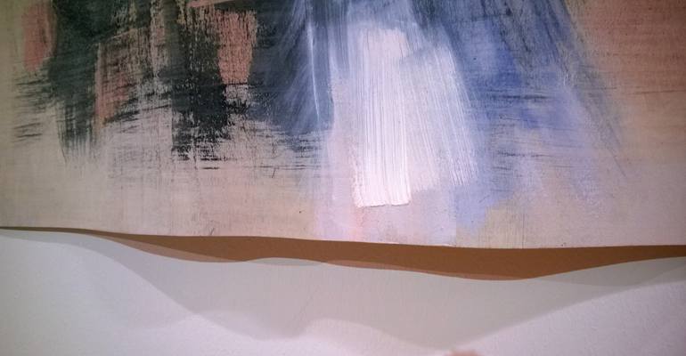 Original Abstract Expressionism Animal Painting by Silja Selonen