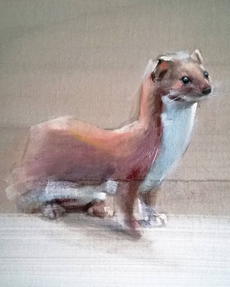 Original Conceptual Animal Painting by Silja Selonen