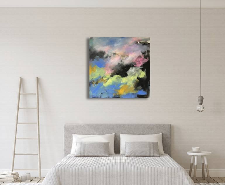 Original Abstract Landscape Painting by Kathy Wright