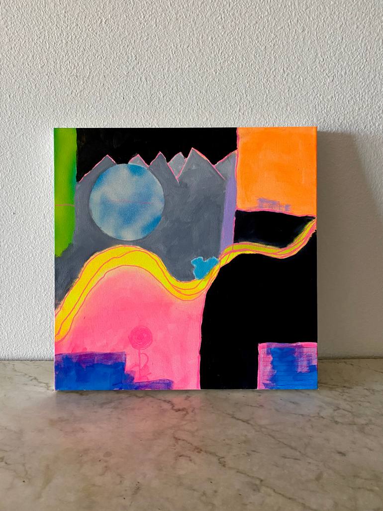 Original Abstract Expressionism Abstract Painting by Kathy Wright