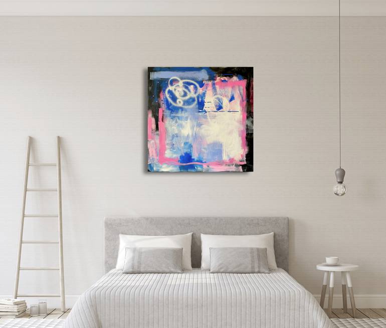 Original Street Art Abstract Painting by Kathy Wright