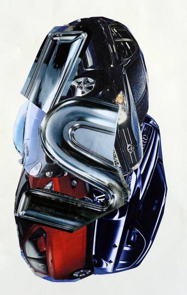 Print of Conceptual Automobile Collage by Tim Ridley
