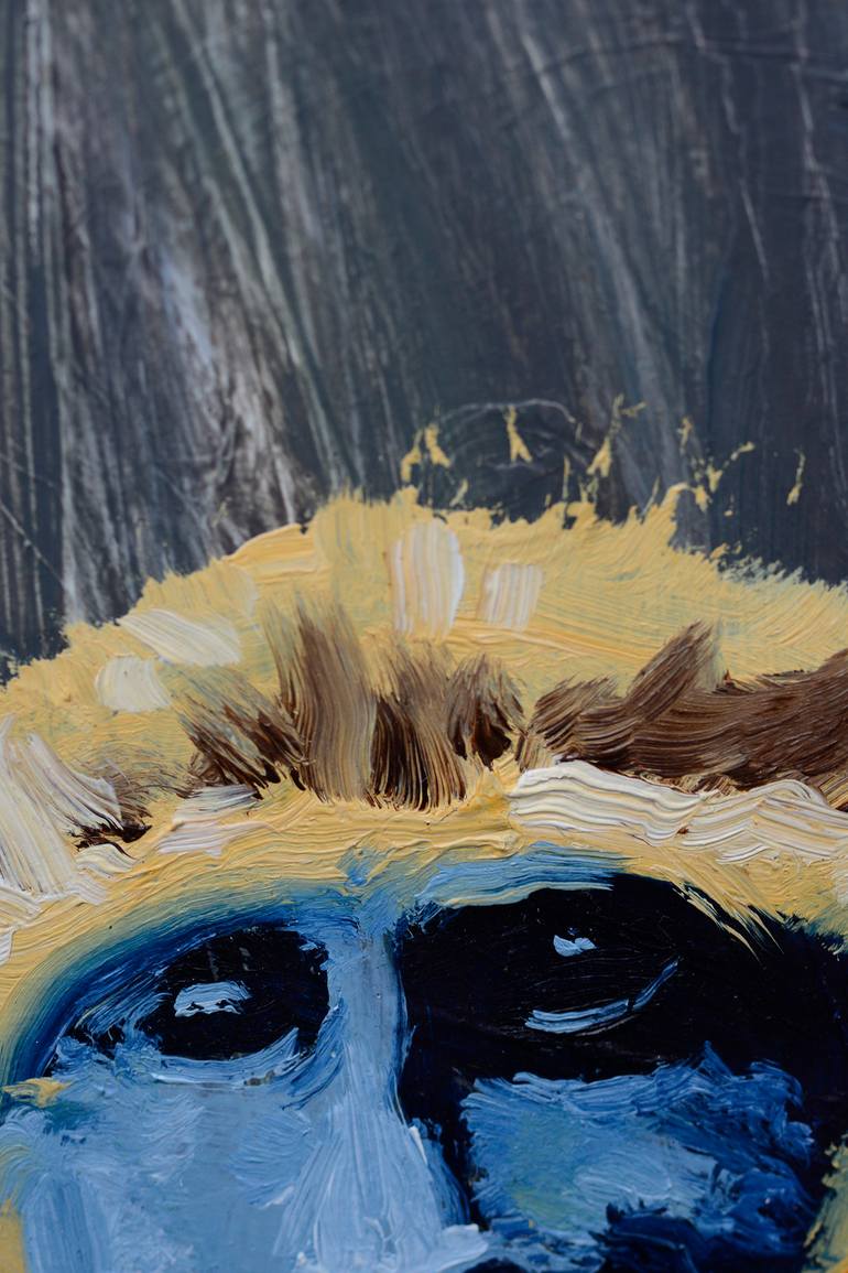 Monkey scream Painting by Tim Ridley | Saatchi Art