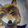 Close up of Mr Foxy's face