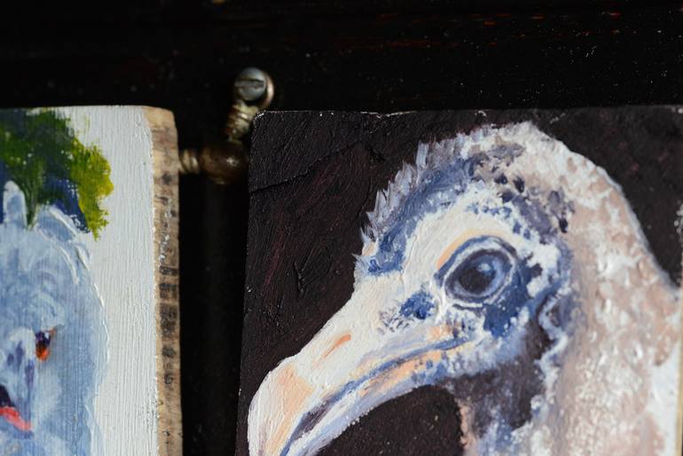 Original Figurative Animal Painting by Tim Ridley