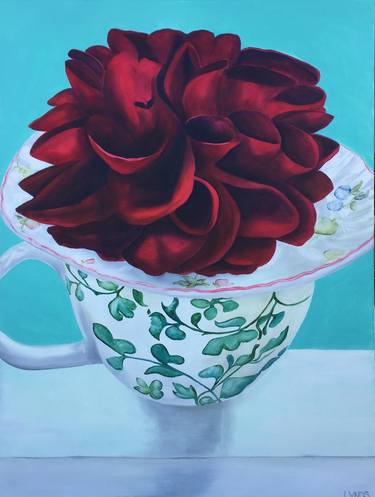 Original Expressionism Floral Paintings by Lyndsay OHanlon
