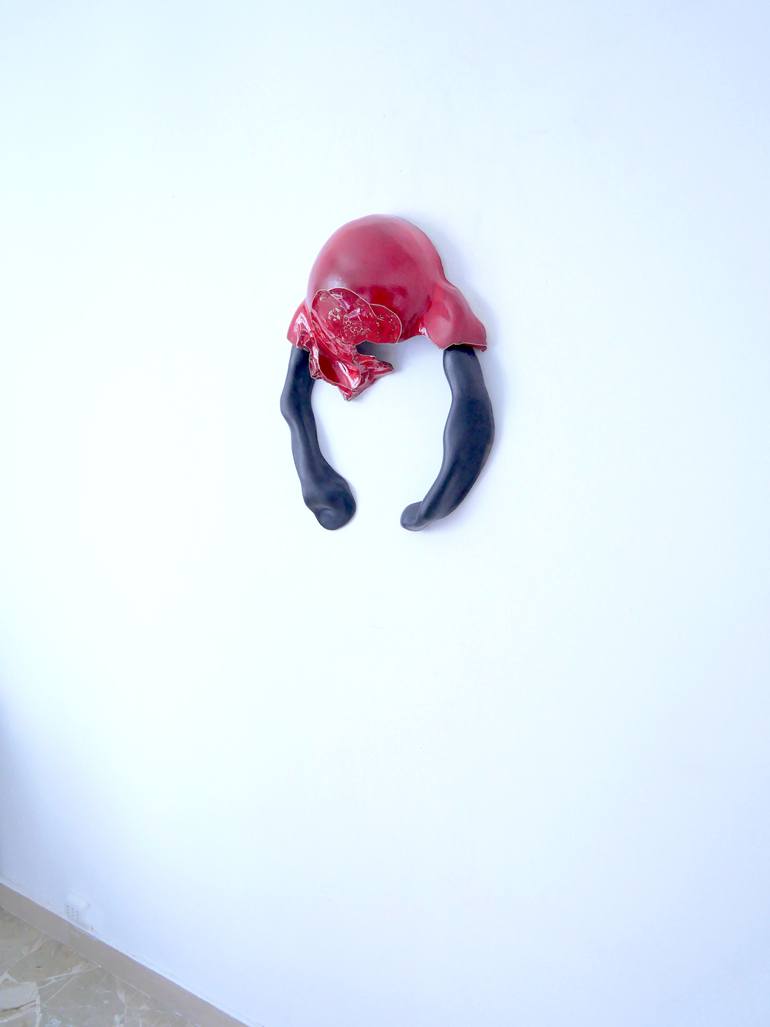 Original Abstract Expressionism Body Sculpture by Oscar Guido Barbery