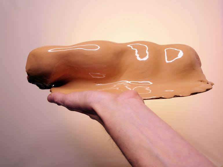 Original Abstract Expressionism Abstract Sculpture by Oscar Guido Barbery