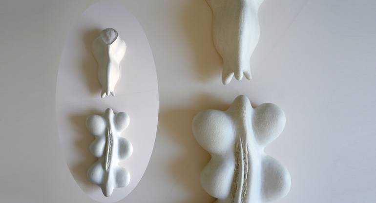 Dos (diptych sculpture ceramic) - Print