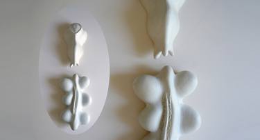 Dos (diptych sculpture ceramic) thumb