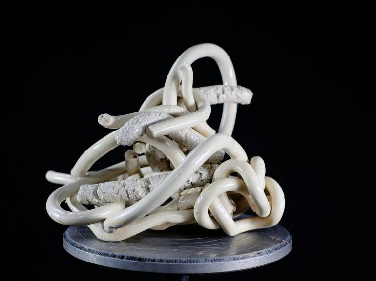 Original Abstract Expressionism Abstract Sculpture by Oscar Guido Barbery