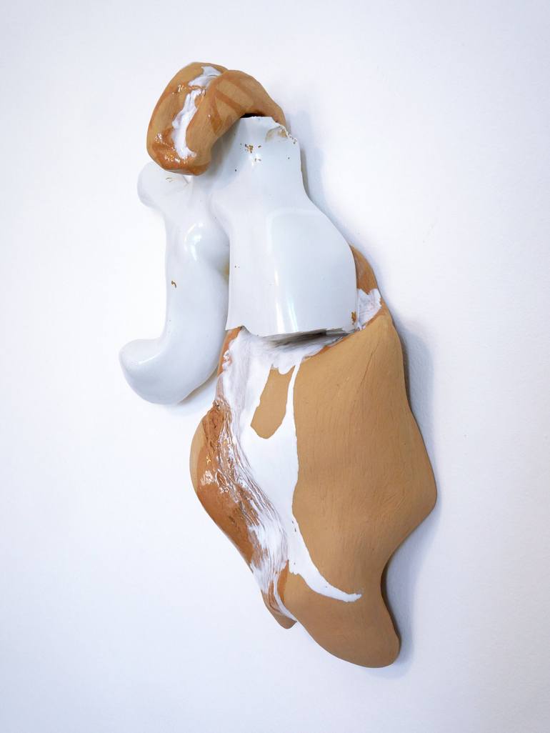 Original Abstract Expressionism Body Sculpture by Oscar Guido Barbery