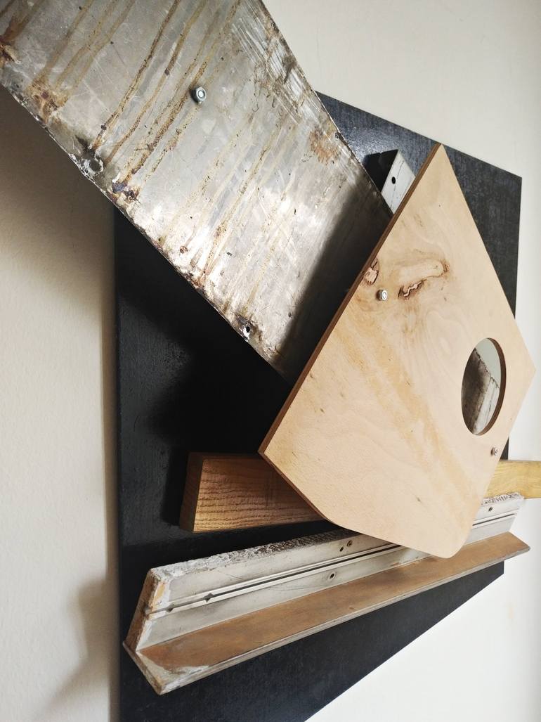 Original Abstract Geometric Sculpture by Sara Sonas