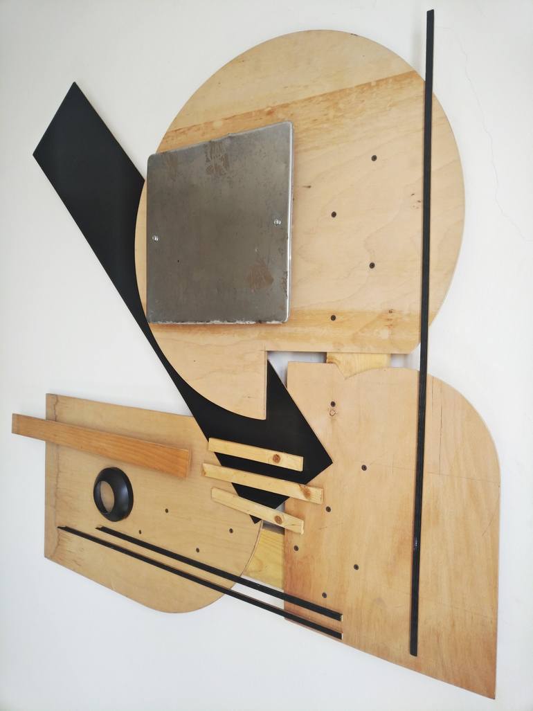 Original Abstract Geometric Sculpture by Sara Sonas